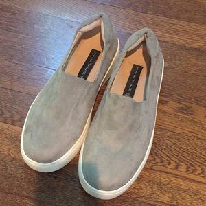 Gray Steve Madden Slip on Sneakers
